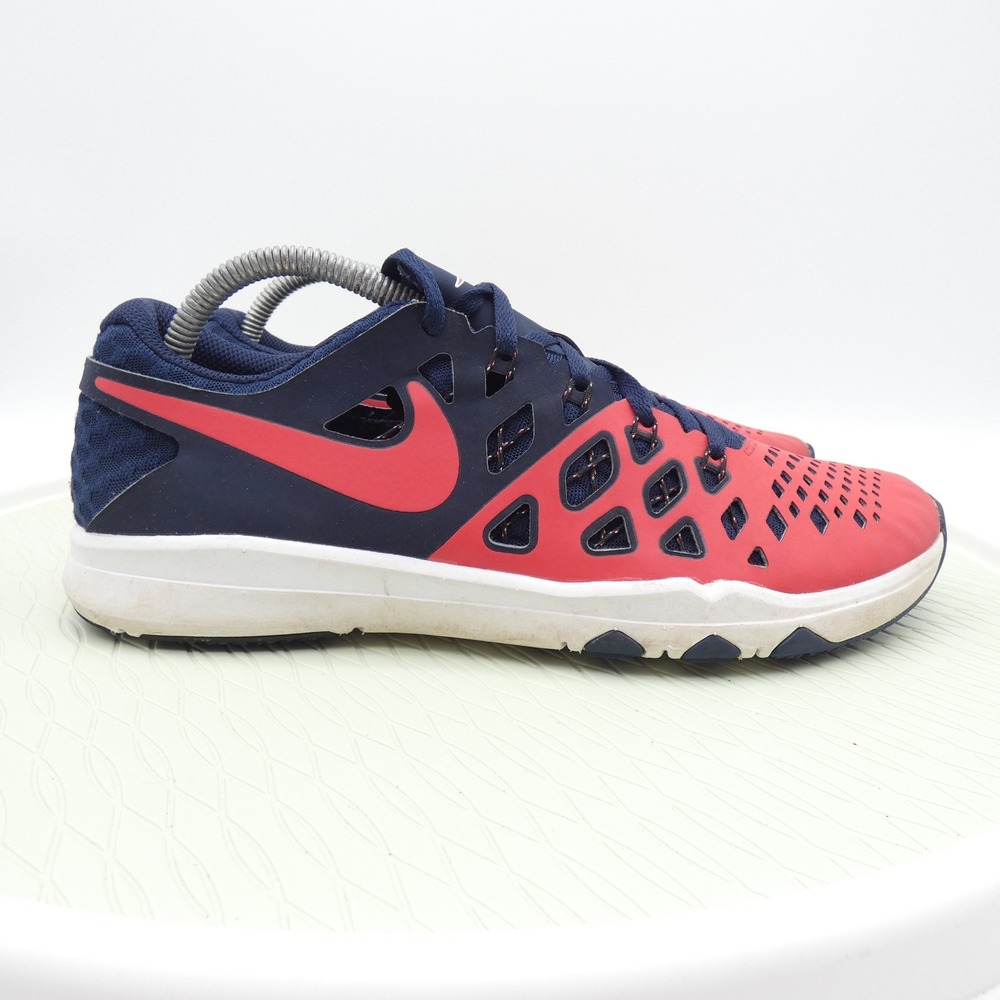 Nike Free Train Versatility Mens 8.5 Navy Blue Red Training Shoes 848406-403